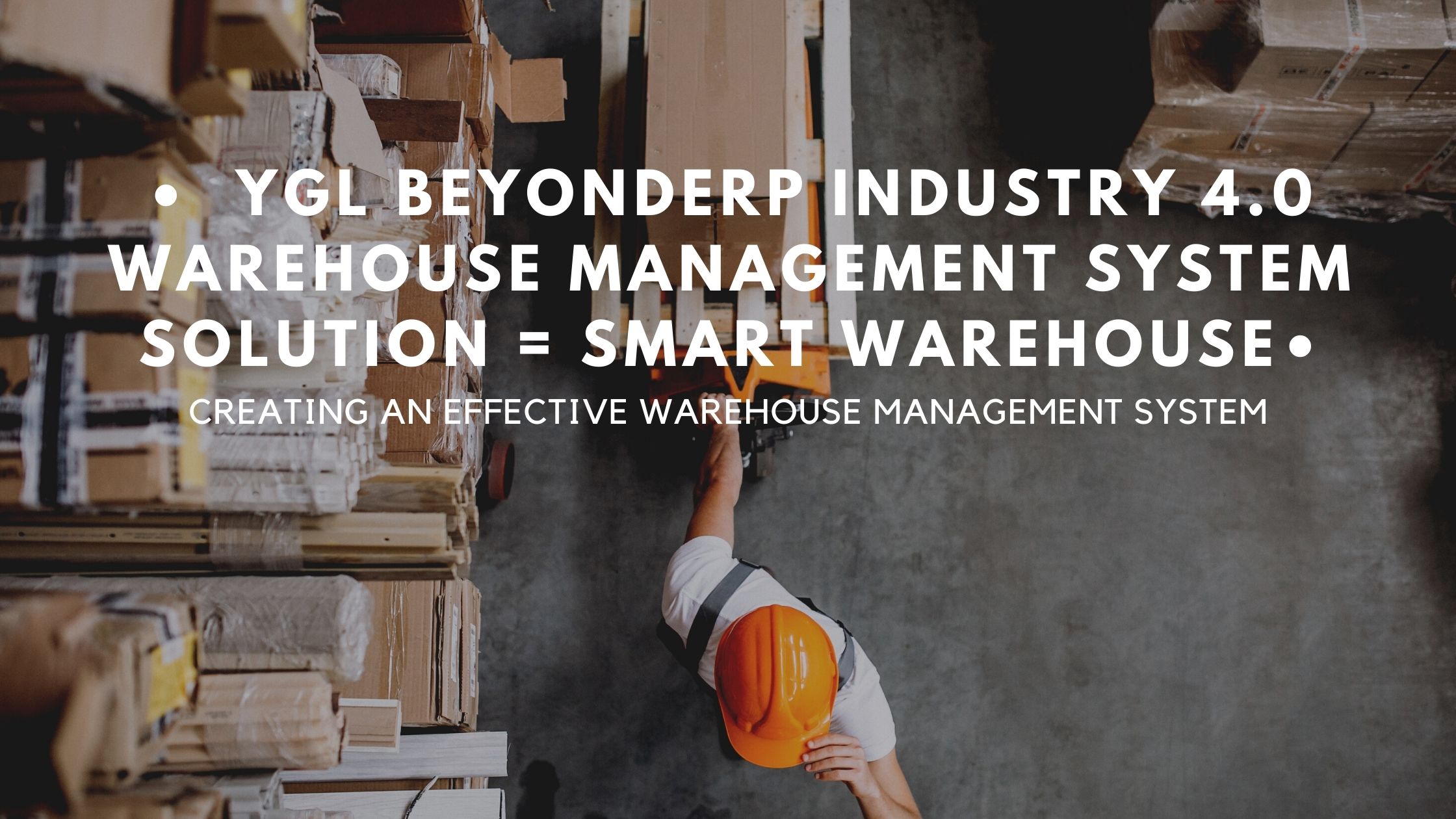 YGL BeyondERP Industry 4.0 warehouse management system solution