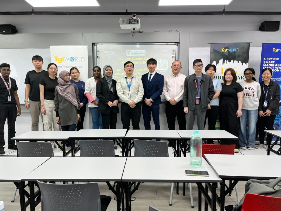 YGL Shares Industry Insights on Core Business Systems with Peninsula College Students