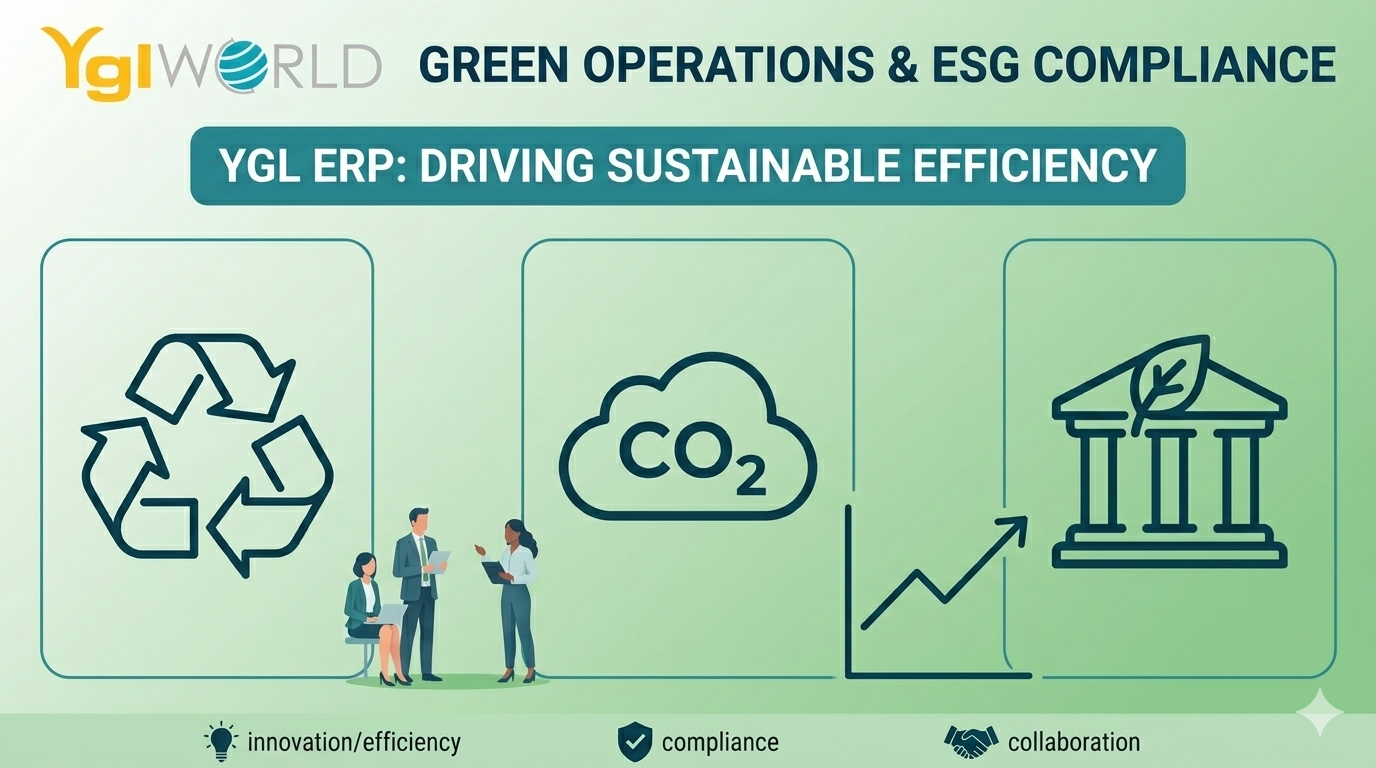 Green ERP software: YGL ERP software can help your business stay green