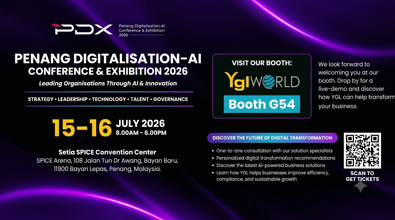 YGL Intelligent Technology at PDX 2026 Penang Digitalisation – AI Conference & Exhibition